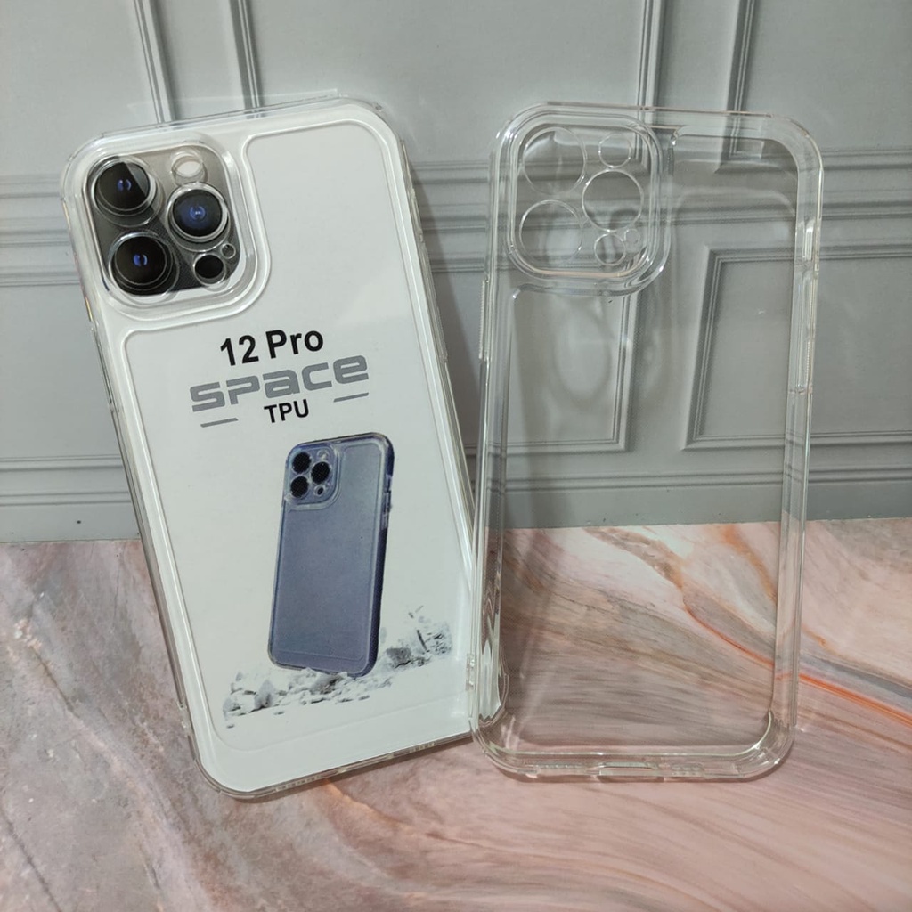 SoftCase For Ip 12 12 Pro 12 Pro Max Case Bening Clear SPACE TPU Jelly White_Cell