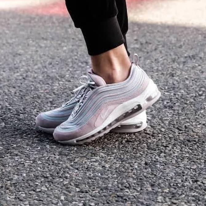 IMPORT NIKE AIRMAX 97 VAST GREY SUMMIT WHITE PREMIUM QUALITY ORIGINAL GRADE