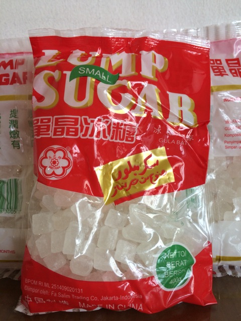 

Lump Sugar ( Gula Batu ) Small 400gr brand Mei Fah