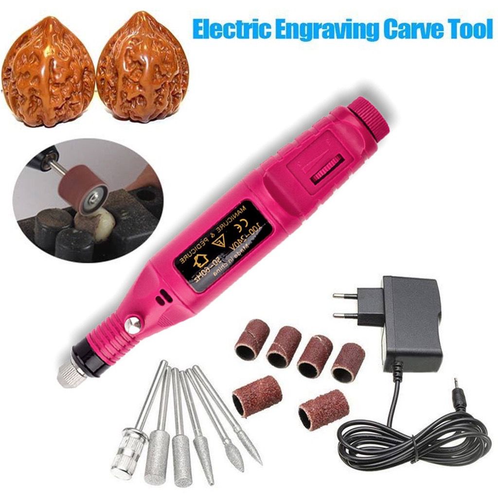 Bor mini / Electric Nail Drill Grinding Manicure Machine Mesin Kikir Amplas Kuku Listrik Nail Art Pen Pedicure rekomendasi