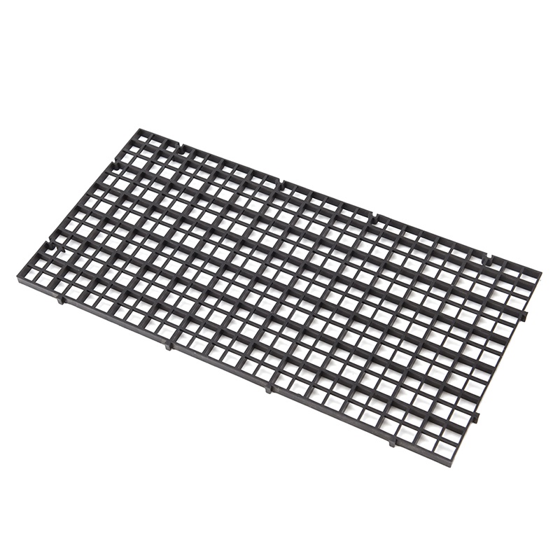 {LUCKID}2 pcs grid divider tray egg crate louvre aquarium fish tank bottom isolate