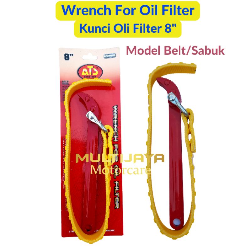 Kunci Oli Filter 8&quot;  12&quot; Model Sabuk - Oil Filter Wrench Belt 8 Inch 12Inch