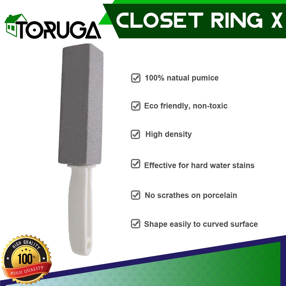 Alat Pembersih Kerak Wajan Plak Membandel WC Toilet Closet Ring X Pumice Stone Tongkat