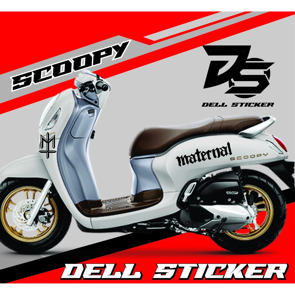 Stiker Scoopy MATERNAL Stiker cutting MATERNAL Scoopy Genio STIKER CUTTING MATERNAL SCOOPY GENIO
