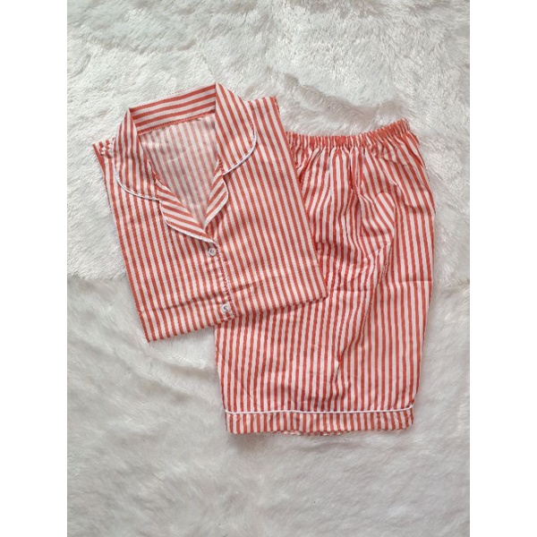 Baju Tidur Wanita/Piyama Wanita Dewasa Katun Motif Daun Part 3-HP SALUR SALEM