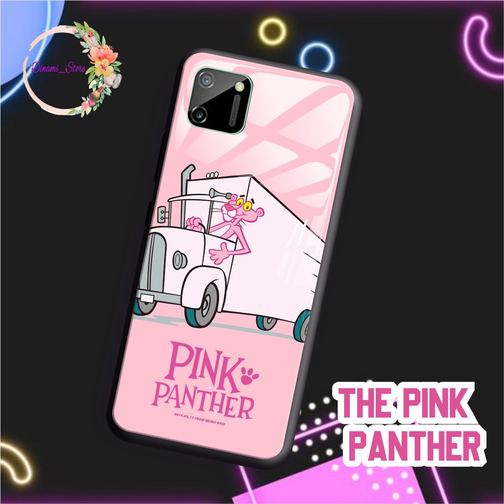 Back case glass the pink panther Vivo Y91 Y17 Y12 Y15 Y93 Y95 Y81 Y83 Y71 Y53 y20 Y30 Y50 DST1655