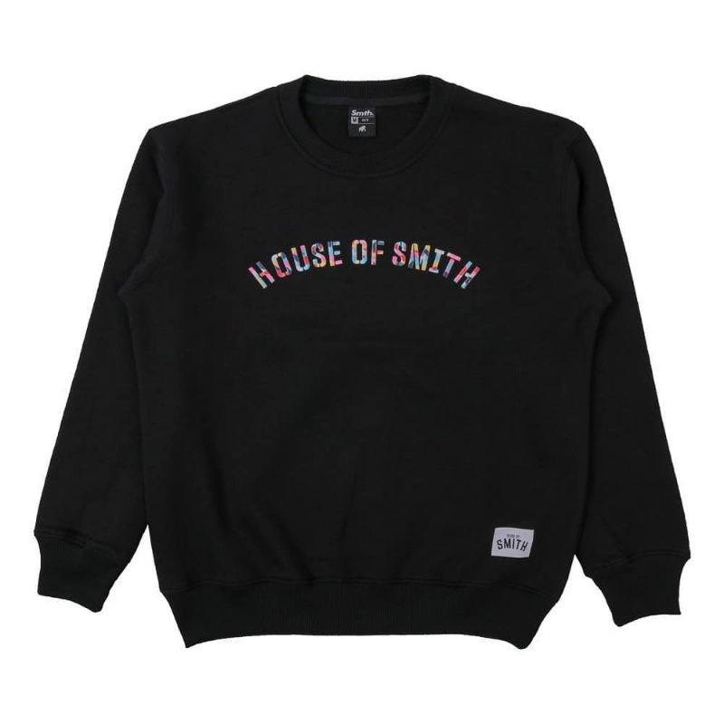 House of Smith sweater CREWNECK Huge Black (CN08)