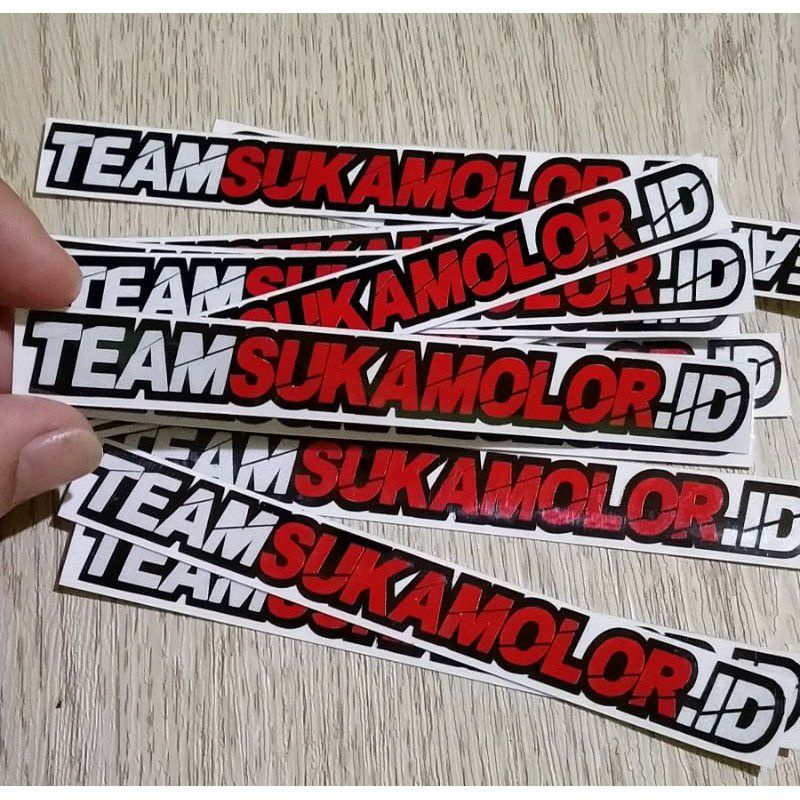 stiker Team Suka Molor. id, stiker Cutting TEAM SUKA MOLOR.ID, stiker cuttinf motor mobil