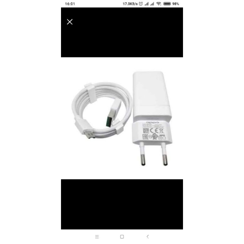 Charger Oppo micro VOOC Original Copotan dari HP baru