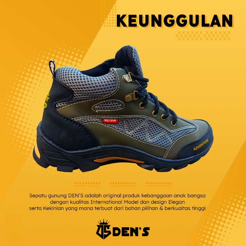 Sepatu Gunung Pria Wanita Hiking Casual Mendaki Adventure Touring Outdoor Roowns Free Waistbag Xtrail