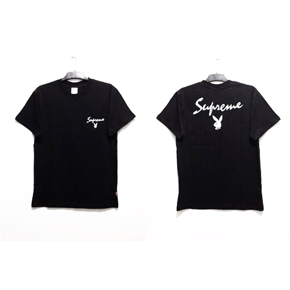 t-shirt kaos supreme x playboy