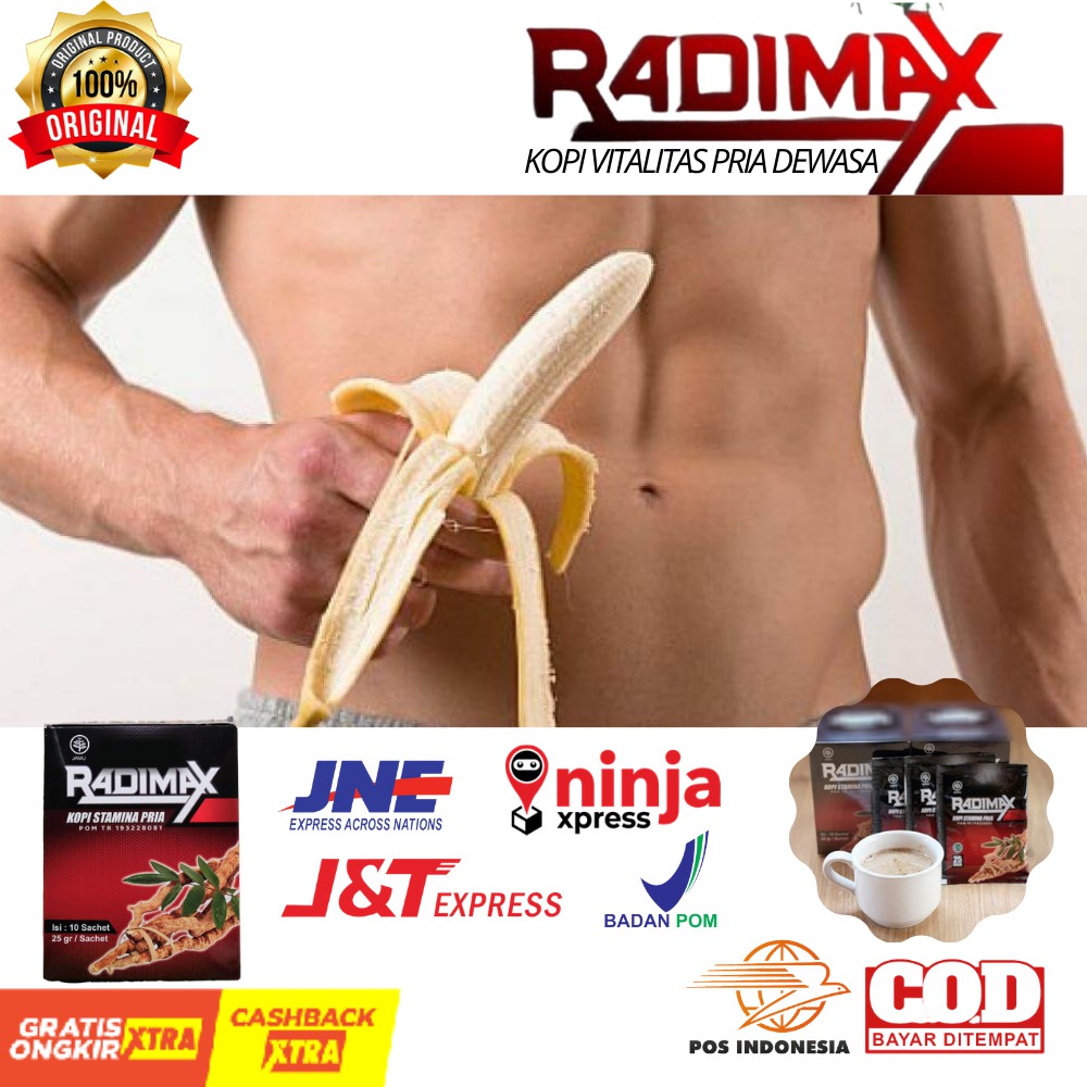 Kopi Radimax-Penambah gairah Seksual Pria/Memperbaiki fungsi Organ Reproduksi Pria/Mengeraskan MR. P