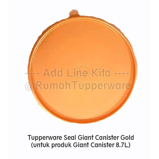 Dijual Tupperware Sparepart Seal Giant Canister Kuning Tutup Giant Canister Murah