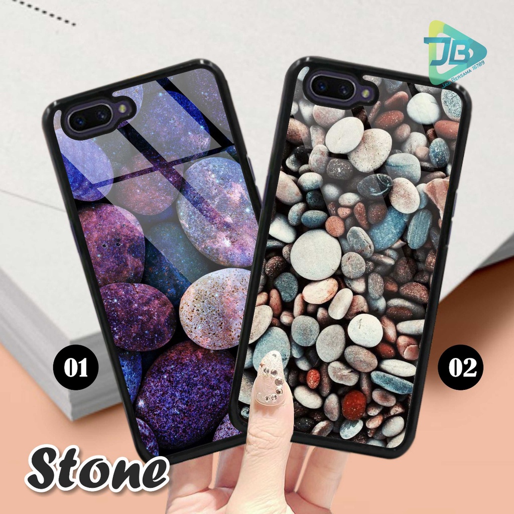 HARDCASE 2D GLOSSY STONE OPPO VIVO XIAOMI SAMSUNG REALME IPHONE ALL TYPE JB4699