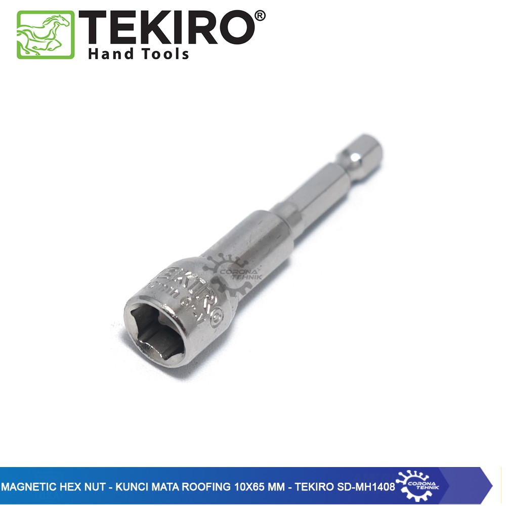 Tekiro - Magnetic Hex Nut - Kunci Mata Roofing 10x65 mm - SD-MH1408