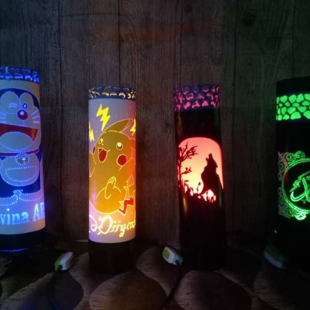 Lampu PVC hias paralon