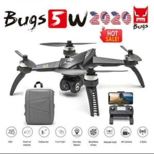 Drone MJX Bugs 5W mjx b5w GPS 5G WIFI HD 1080P Camera dengan Dual GPS