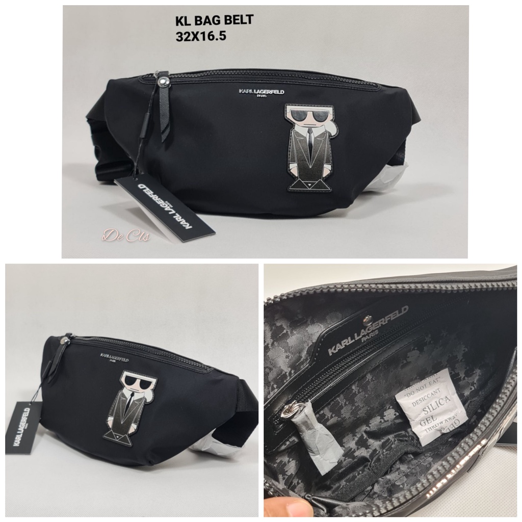 Tas KL Amour Belt Bag Black sz 32x17cm
