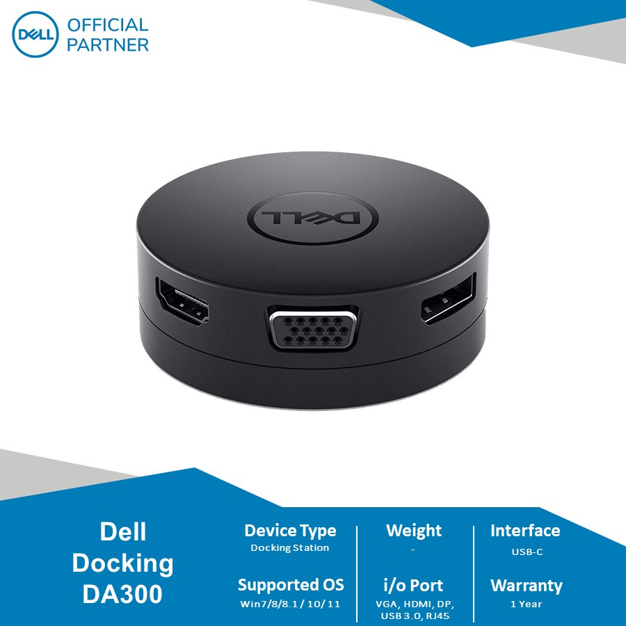 Jual Dell DA300 Adapter 6in1 USB TypeC Adapter] Indonesia