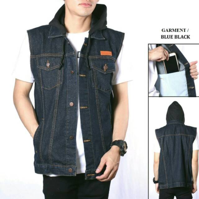 Rompi Jeans Hoodie