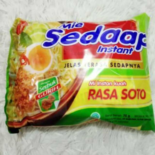 

Mie instant kuah SEDAAP SOTO