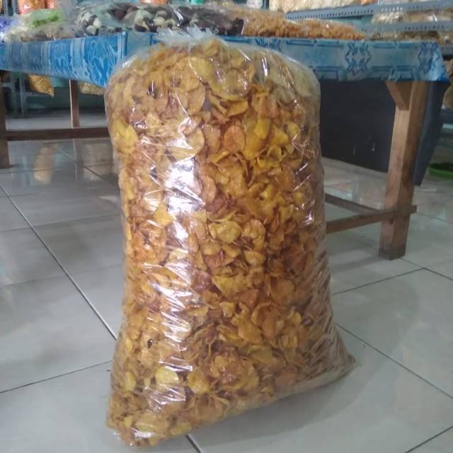 

Keripik Sambel Kering Rasa Pedas Manis Netto 500 gr