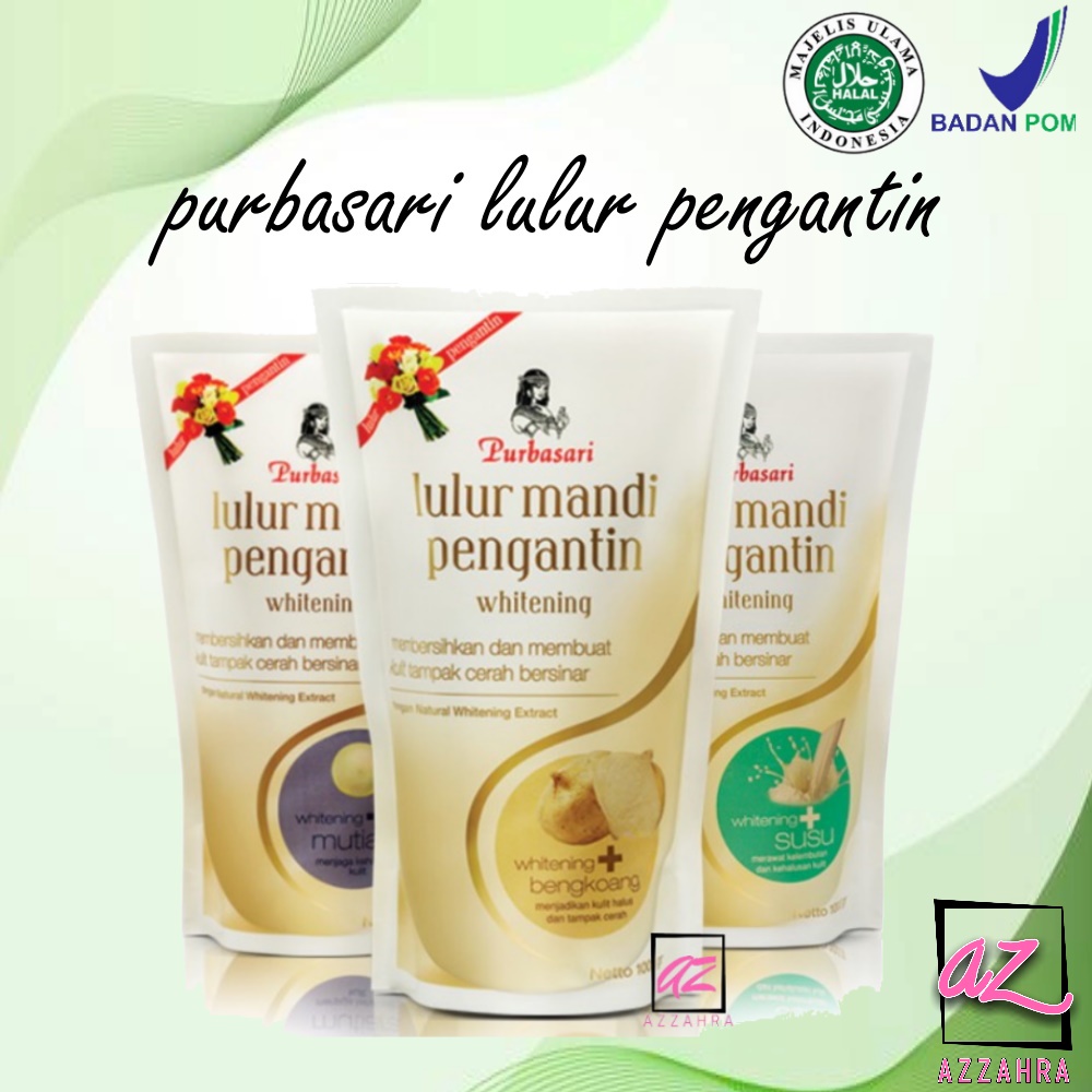 PURBASARI Lulur Mandi Pengantin Whitening -  (lulur pemutih badan ) ORIGINAL BPOM