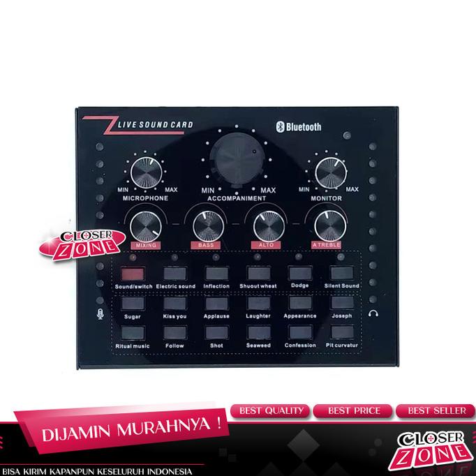 Soundcard V12 Mixer Sound Card V12 MIXER Audio USB External Soundcard