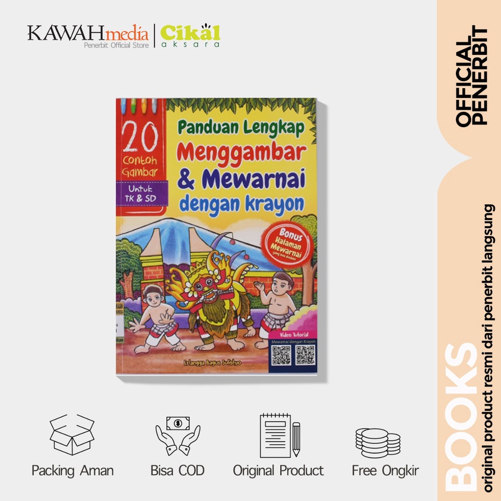 Jual BUKU PANDUAN LENGKAP MENGGAMBAR & MEWARNAI DENGAN KRAYON ...