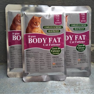 Vitamin Penggemuk Kucing Body Fat Cat Fattener  50 gr 