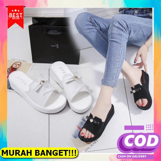 Sendal Widges Untuk Pesta Wanita Dewasa Sandal Weges Kondangan Ibu Wejes Jepit Elegan Sedal Wedges P