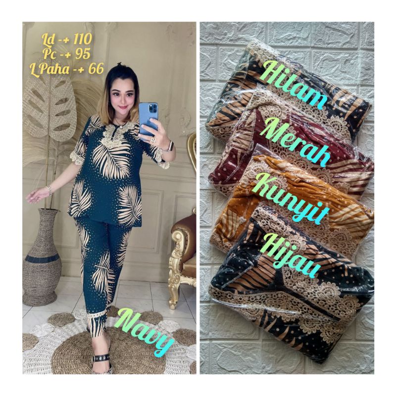 daster cp renda arab // setelan renda arab // setelan wanita