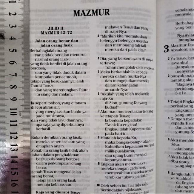 DLC ALKITAB MANULA. ALKITAB HURUF BESAR. ALKITAB LANSIA. ALKITAB KRISTEN. LEMBAGA ALKITAB INDONESIA 