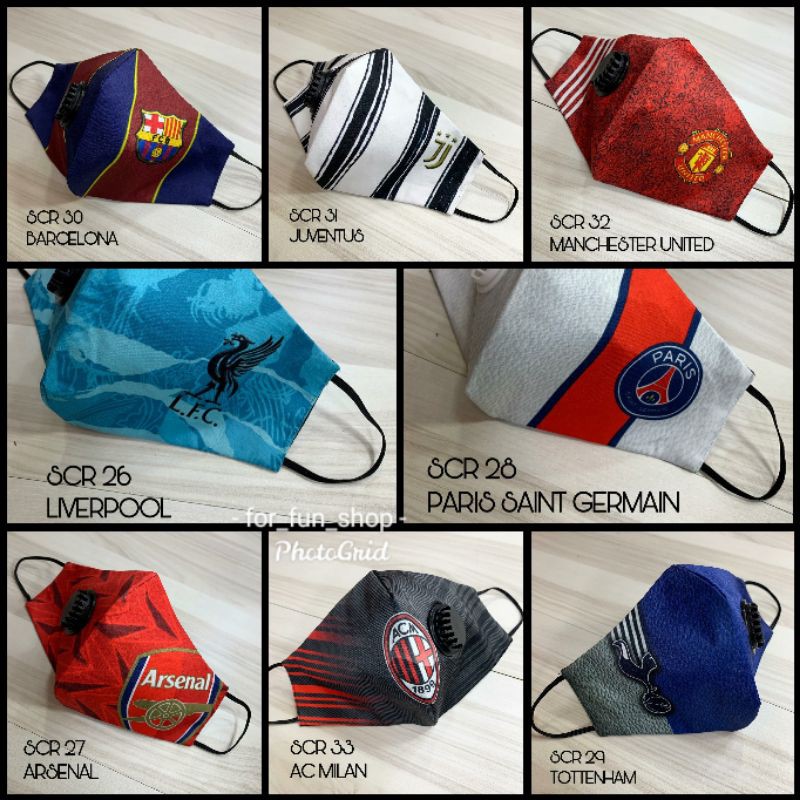 Masker Stylish SOCCER NEW Series