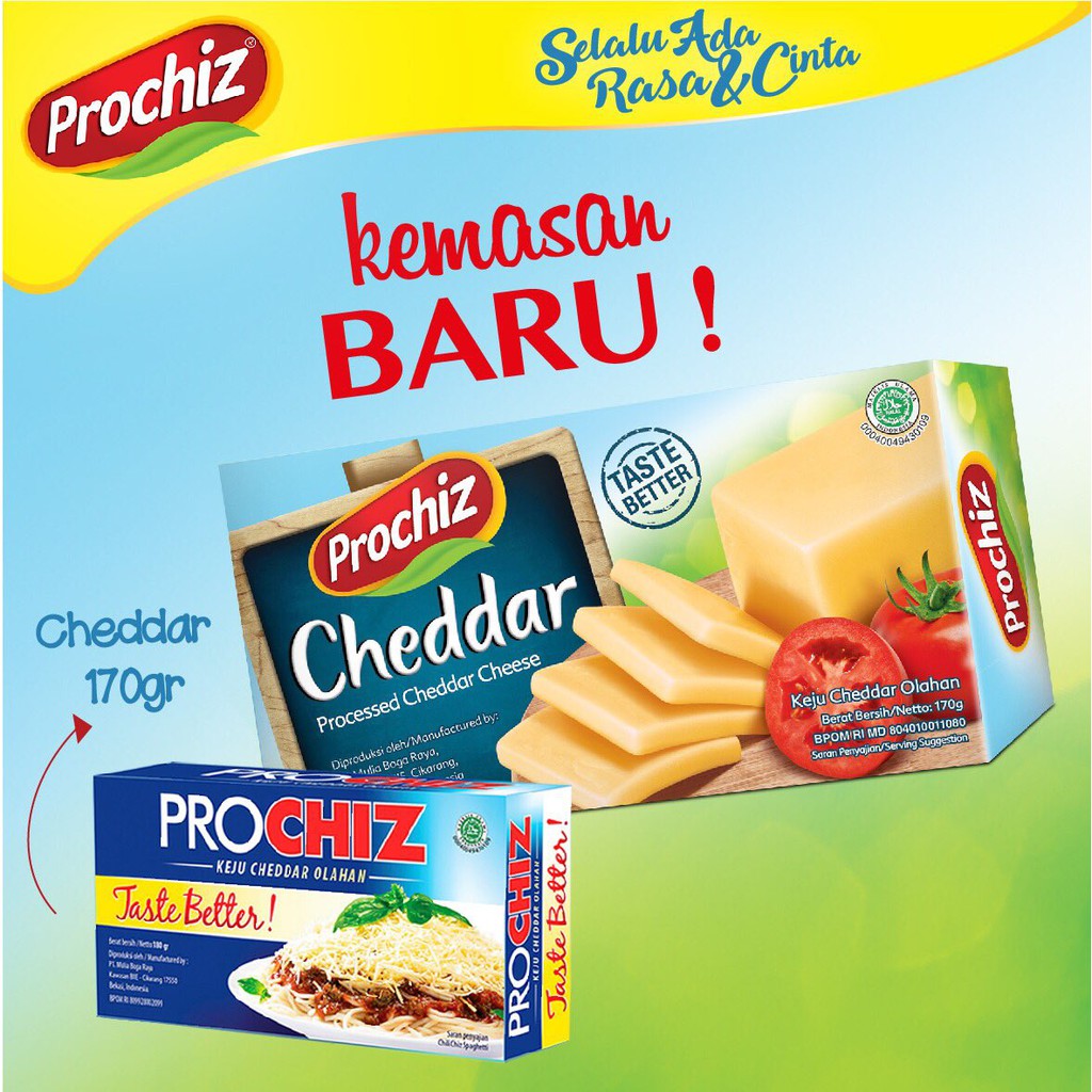 Keju Prochiz Cheddar 170 Gram Keju Prochiz Gold