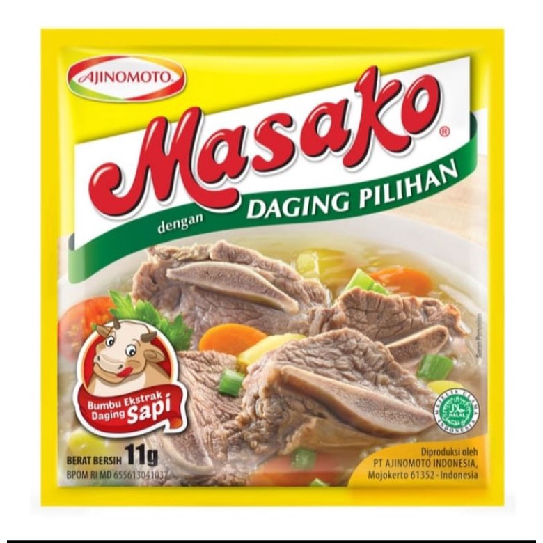 

MASAKO SAPI SACHET promo hemat isi 3pcs x 9gr