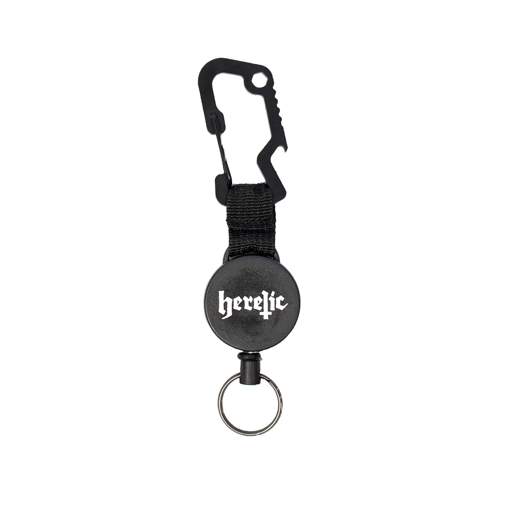 Heretic - Retractable Key Chain Carabiner - Gantungan Kunci Pentagram