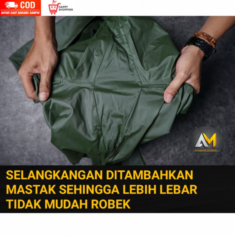 JAS HUJAN !!! MANTOL RAINCOAT, ANTI REMBES PRIA WANITA KUALITAS TERBAIK BY AKULA