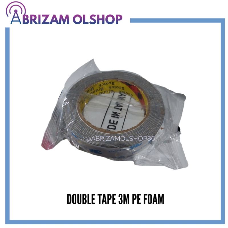 

DOUBLE TAPE 3M PE FOAM 20mm x 4m ISOLASI BB BUSA