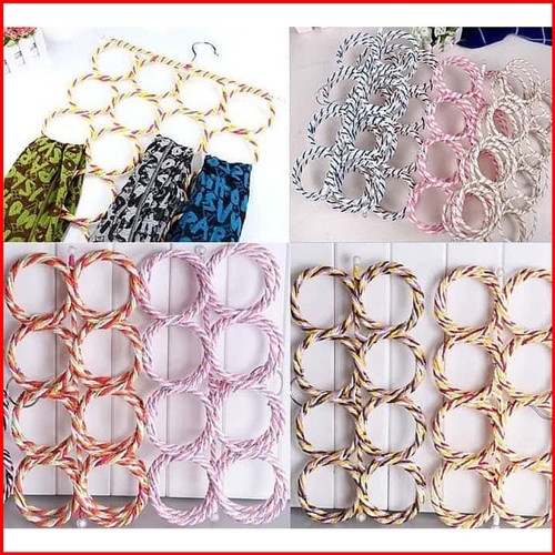 HANGER JILBAB SYAL 28 RING - GANTUNGAN JILBAB HIJAB BULAT