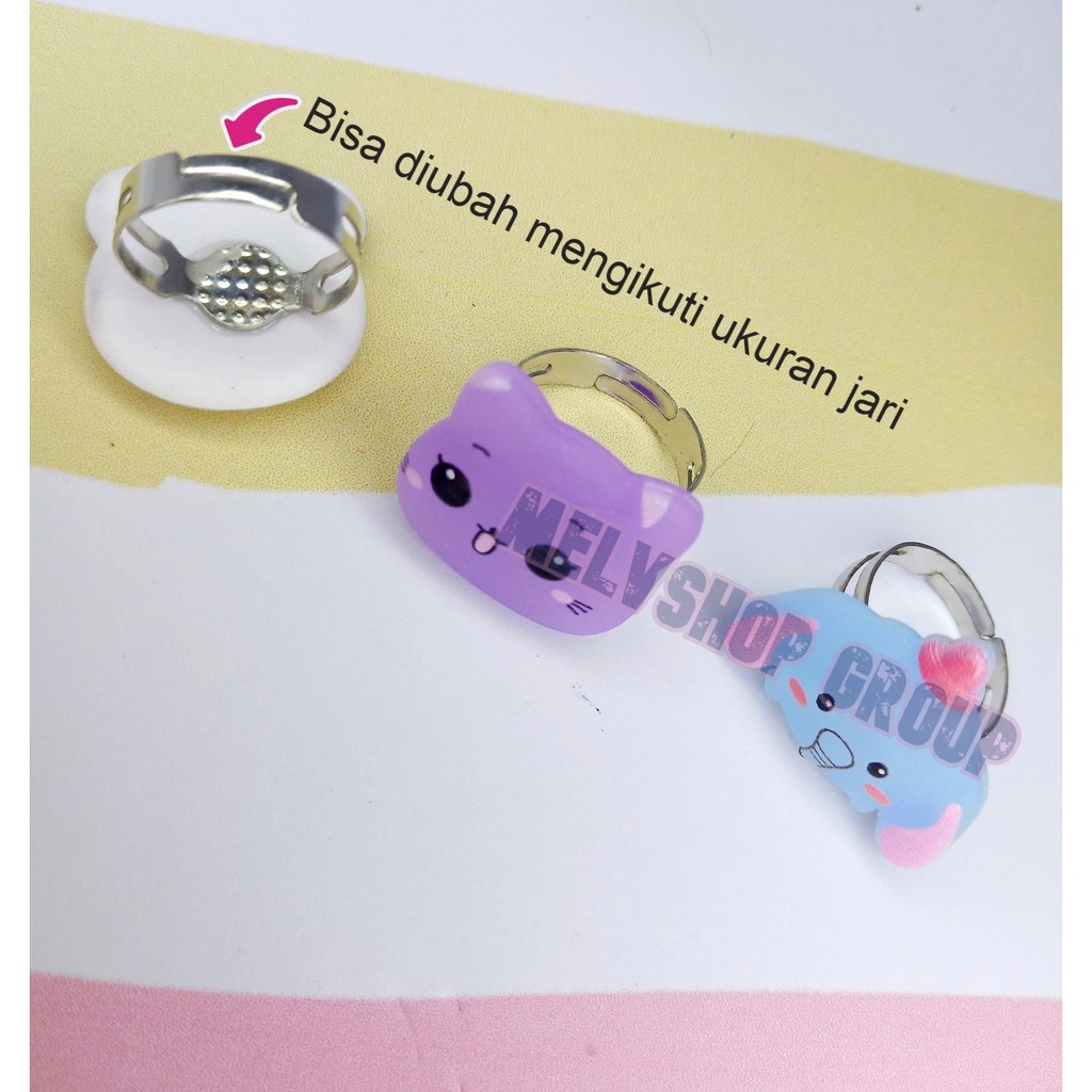 CINCIN ANAK KARAKTER / MAINAN ANAK  / AKSESORIS / CINCIN MOTIF