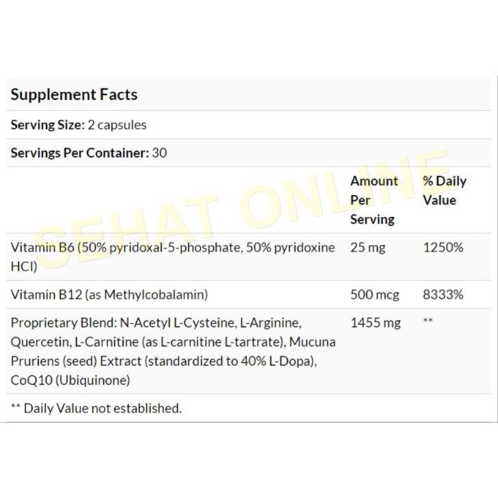 MOTILITY BOOST FOR MEN - 60 KAPSUL