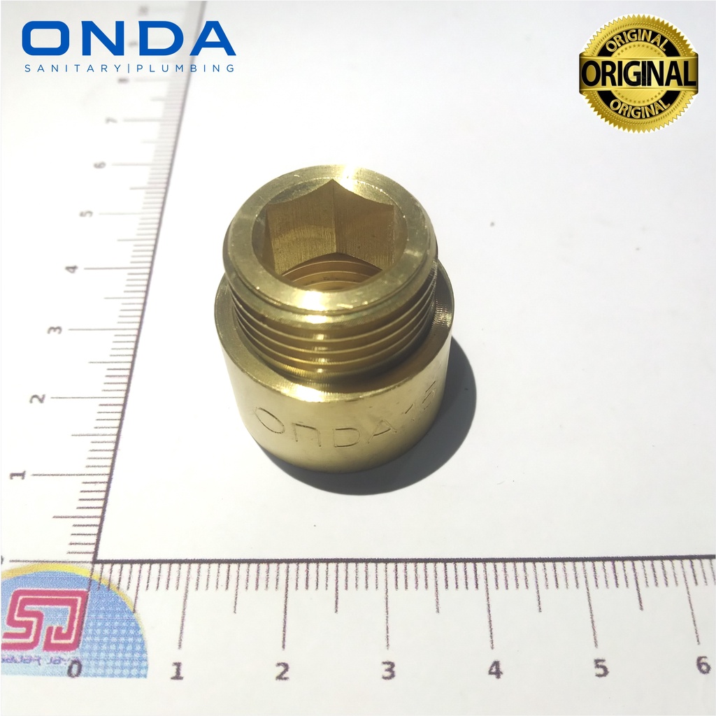 Onda Extension Piece EPG 1/2&quot; penyambung / konektor nipple pipa drat luar dalam Male x Female MxF