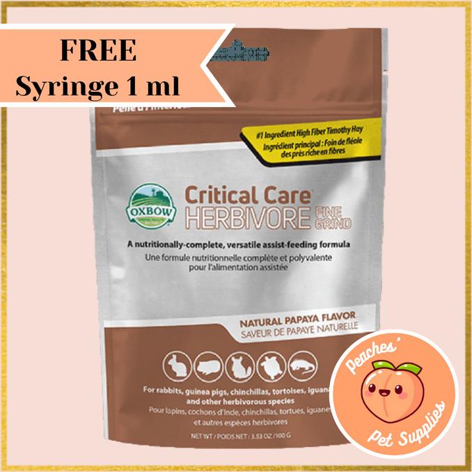 Oxbow Critical Care - Fine Grind 100gr Termurah