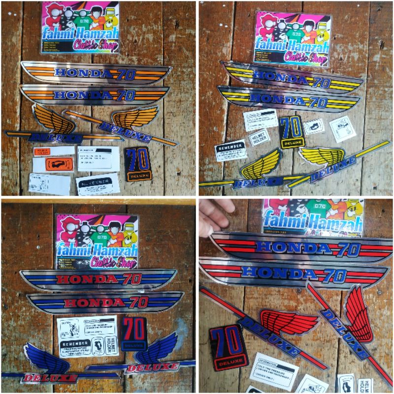 Striping c70 sticker c70 list body honda c70