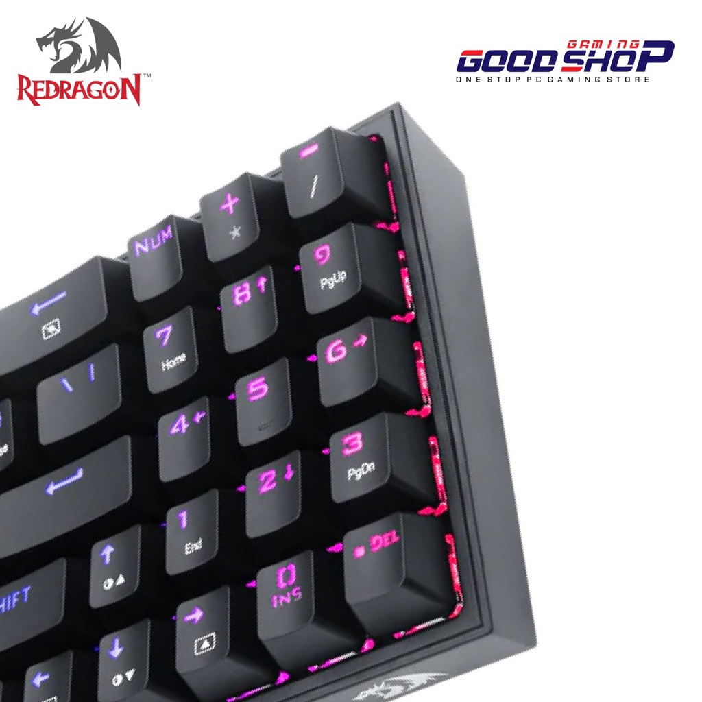 Redragon POLLUX K628 Universal 78 Keys RGB Mech - Gaming Keyboard