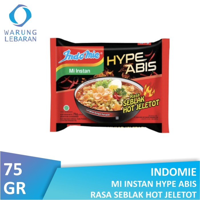 

Indomie Hype Abis Seblak Hot Jeletot 75gr