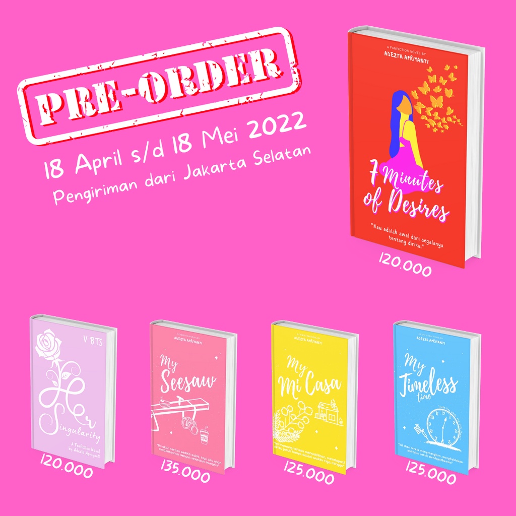 (PO) FANBOOK 7 MINUTES OF DESIRES AND BUNDLING NOVEL