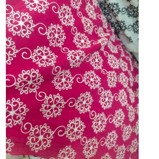 Oke Price.. Kain katun bordir limited premium per 0,5m