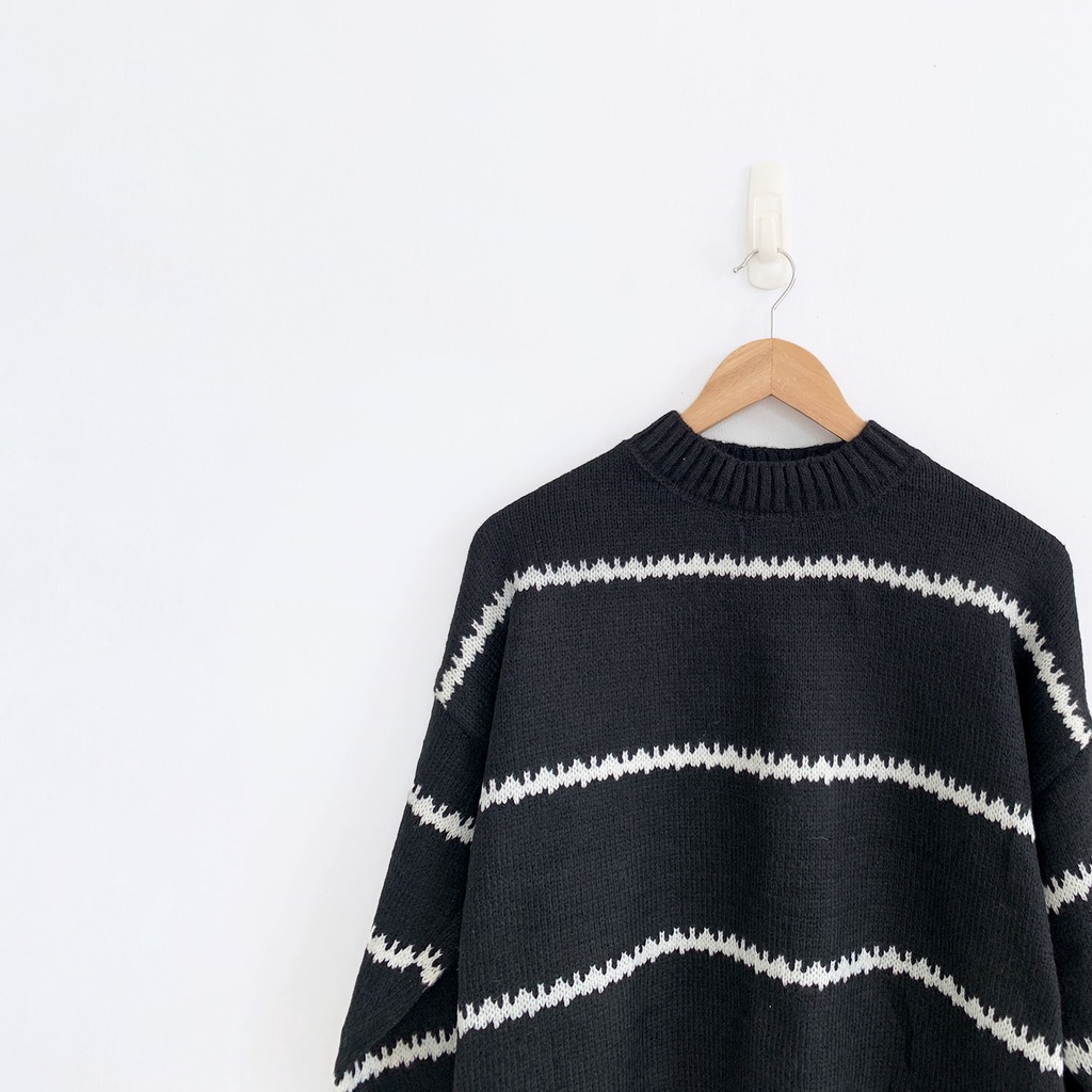 Her Goods Store AB523 Korean Outer/Outerwear/Sweater/Sweater Rajut/Knitwear/Atasan Rajut-8